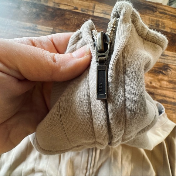 Fairway & Greene Men’s Golf Vest Large Beige Pima Cotton Full Zip Country Club - Picture 4 of 6